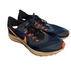 Nike Air Zoom Pegasus 36 Trail Sneakers Obsidian Crimson Blue Orange Size 13