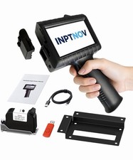 Handheld Inkjet Printer for Logo Batch Number Expiration Date Barcode Serial ...