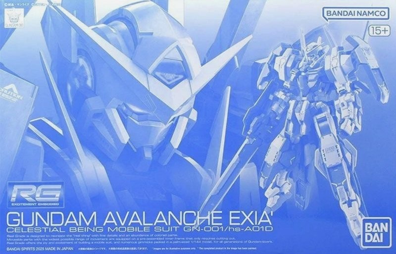 Bandai RG 1/144 Gundam Avalanche Exia GN-001/hs-A01D Mobile Suit
