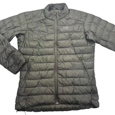 Arc'teryx Jacket Mens S Green Cerium LT Down Puffer Lightweight Packable FLAWS