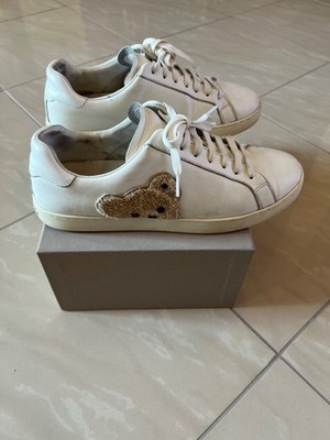 #2744 Palm Angels Men's New Teddy Bear Lace Up Tennis Sneakers Size 11 US 44 EU