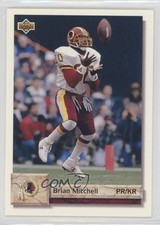 1992 Upper Deck Brian Mitchell #290 0l1
