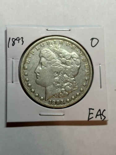 1893-O $1 MORGAN SILVER DOLLAR XF DETAILS KEY DATE NEW ORLEANS MINT
