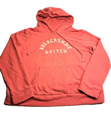 Abercrombie  Fitch Hoodie Pullover Sweatshirt Women's L Pink Preppy Y2K