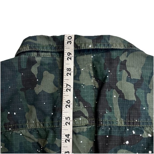 Super Dry Hombres Edición L Patrulla Manga Larga Militar Ripstop Camuflaje Abotonable - Imagen 13 de 13
