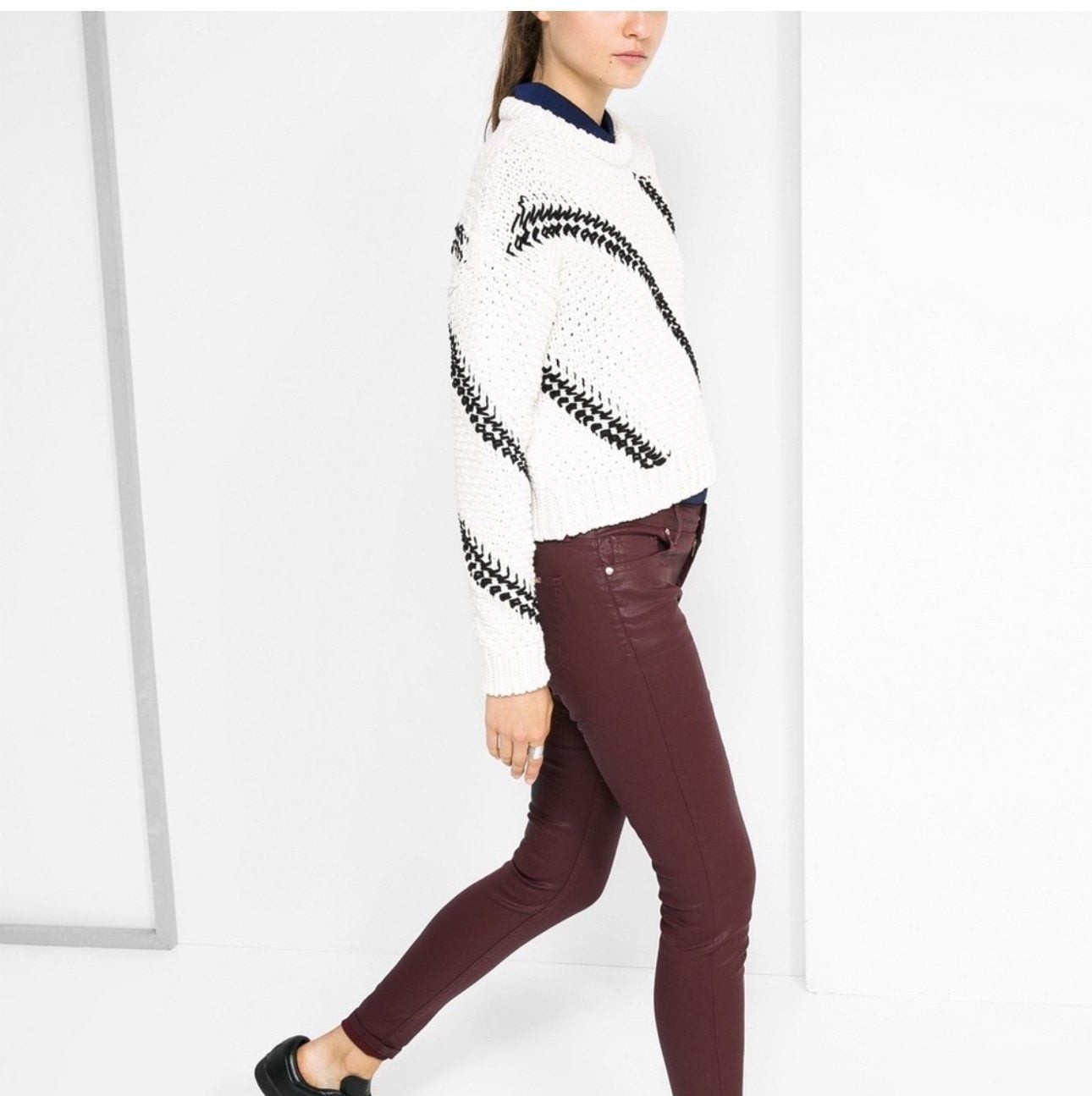 MANGO Denim Women’s BELLE Coated Skinny Jeans- SZ: 2 // FREE SHIPPING thumbnail 2