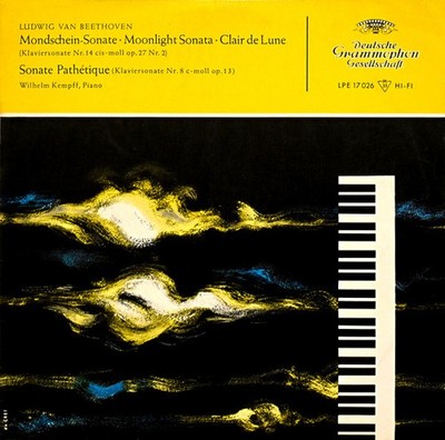 Ludwig van Beethoven, Wilhelm Kempff - Klaviersonaten Cis-Moll Op. Vinyl 211073