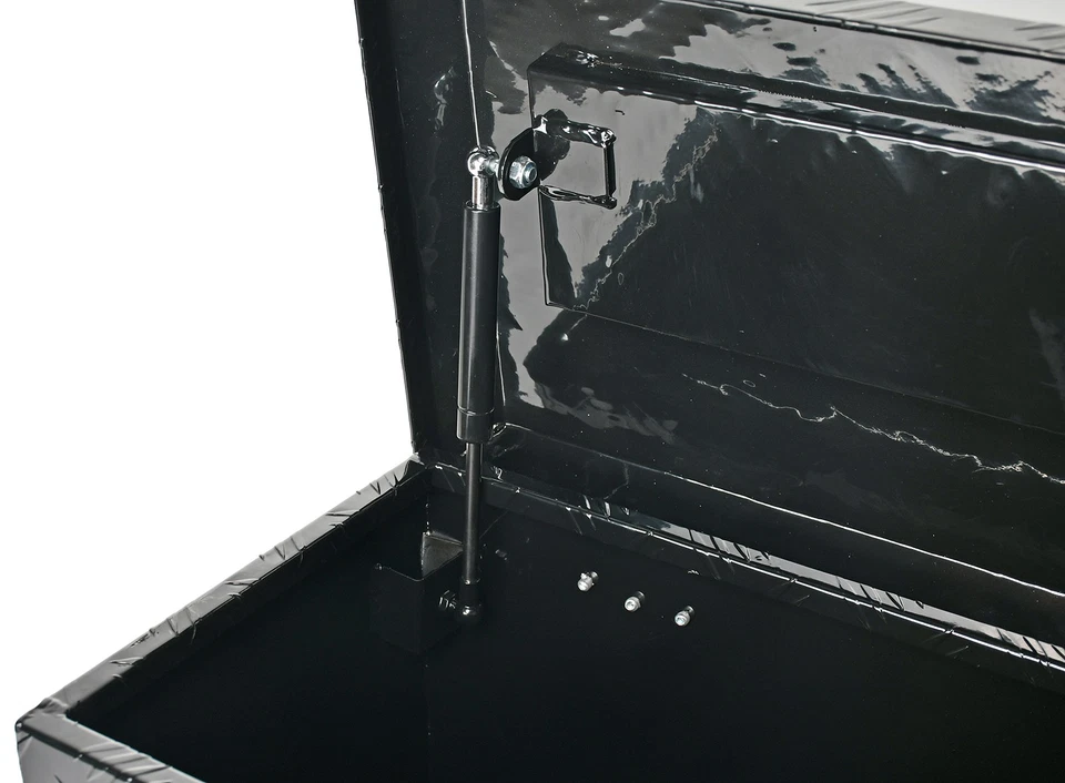 34 36 48 60 72 Inch Black/Silver Aluminum Side Mount Tool Box Truck Trailer ATV - Image 4 of 4