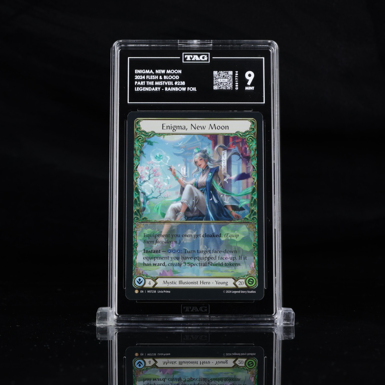 TAG Grade 9 - Enigma, New Moon #238 [LEG] Rainbow Coil - FAB Part the Mistveil