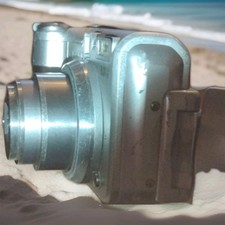 Used Camera Cannon Pop Out Lens With Camcorder. Wi-Fi Bluetooth Camera