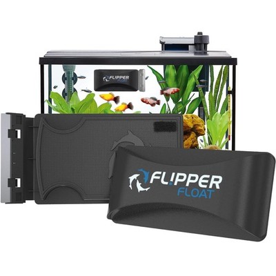 Flipper Cleaner Float - 2-in-1 Floating Magnetic Aquarium Glass Cleaner - Fis...