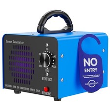 Ozone Generator Machine200,000mg/h, High Capacity Ozone Odor 100,000mg/h - Blue