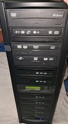 MicroBoards Technology Copywriter 10 Disk DVD Autocopy Duplicator Machine