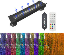 Submersible 24/7 Full Spectrum Aquarium Light, RGB Color Changing with Timer A