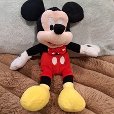 Disney Mickey Mouse Plush Just Play Stuffed Animal Red Shorts 9"