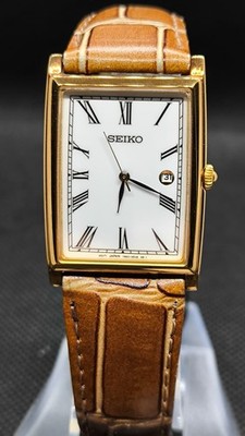 - Rare Vintage - Seiko Quartz 7N32-0AW0 Saphirglas  Herren Uhr - Armbanduhr -