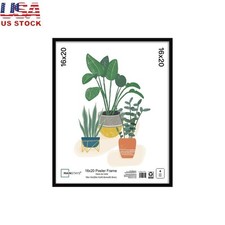 16x20 Black Poster Frames Wall Hanging Easy Assemble W/ Hardware New