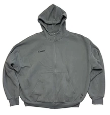 Comfrt Cloud Zip Hoodie Blue Willow Unisex Size Small