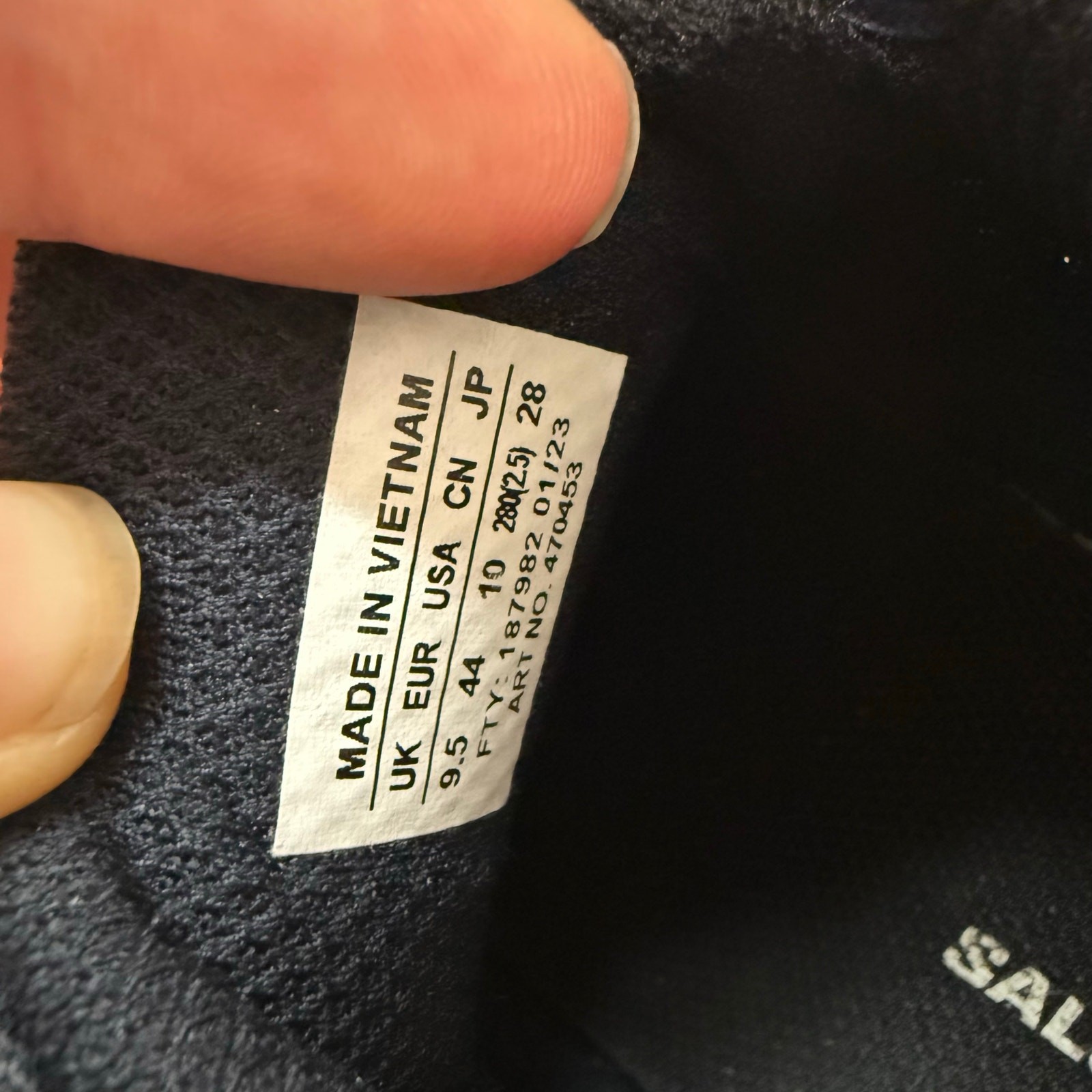 Scarpe Salomon Uomo Glide Max TR Trail Running Blu Nero 10 Outdoor Escursioni