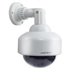 Dummy Camera Blinking Light Outdoor Dome Flashing LED Fake Security Camera