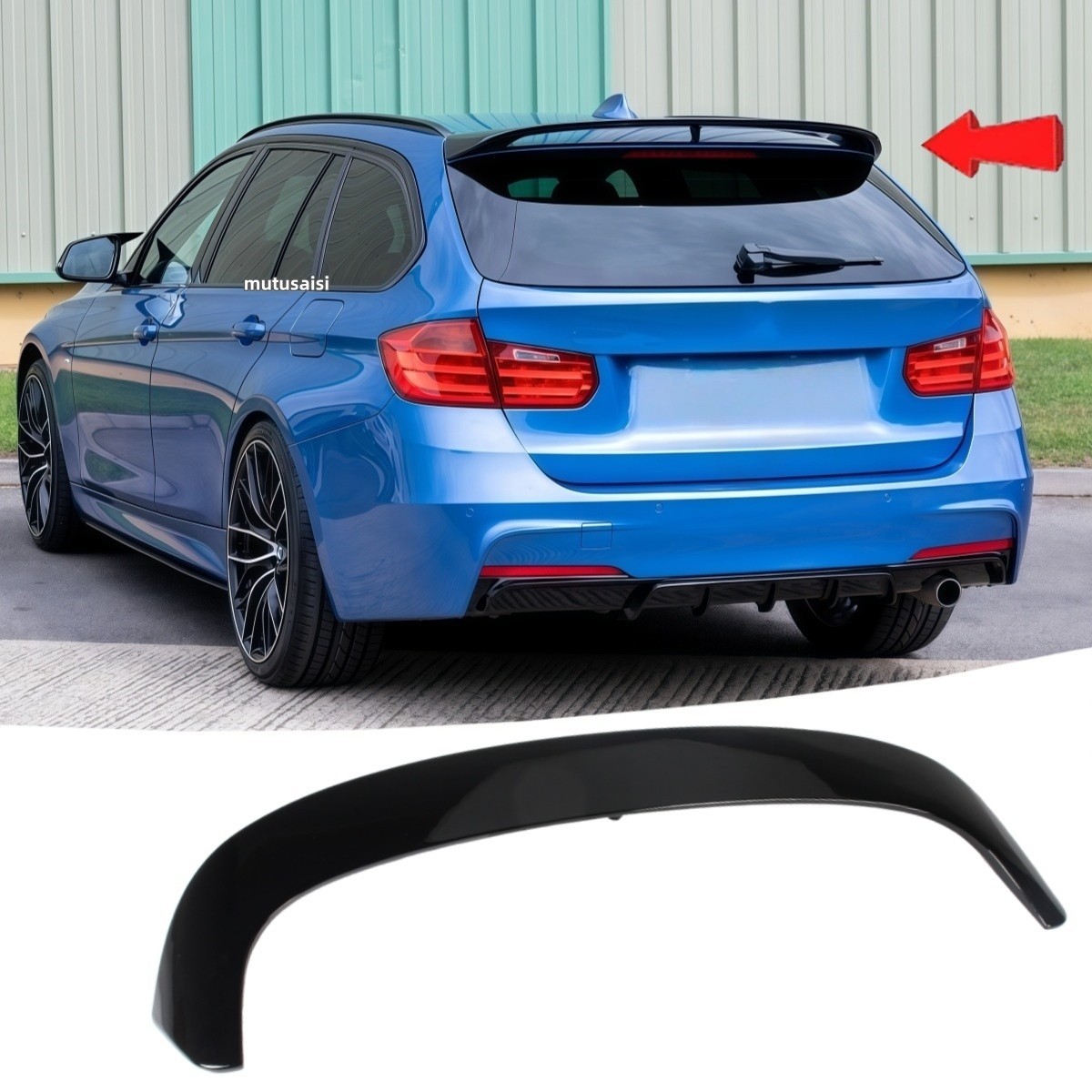 Spoiler toit arrière BMW F31 Touring aile de coffre pour modèles 318 320 330