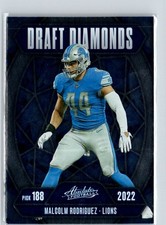 2025 Panini Absolute #DD-MRZ Malcolm Rodriguez Draft Diamonds B33