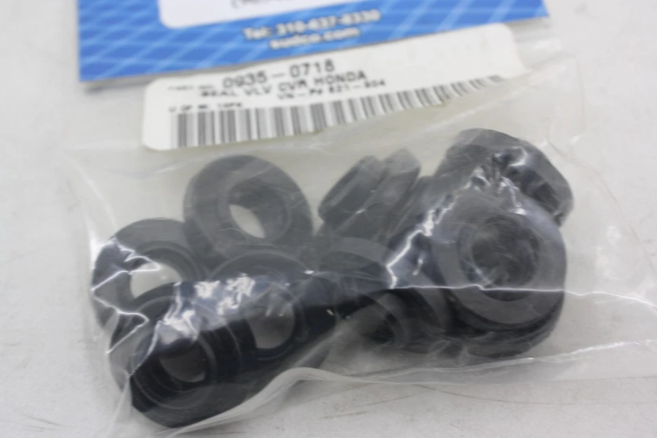 PACK DE 10 SELLOS ARANDELA GOMA PERNO TAPA VÁLVULA CULATA HONDA 90542-MB0-000 Foto 3 de 4
