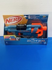 Nerf Elite 2.0 Commander RD-6 Blaster, 12 Official Nerf Darts, Hasbro Toy Gun
