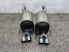 2007 Corvette C6 2.5inch Rear Muffler Pair Non Npp Rear Muffler Section Used