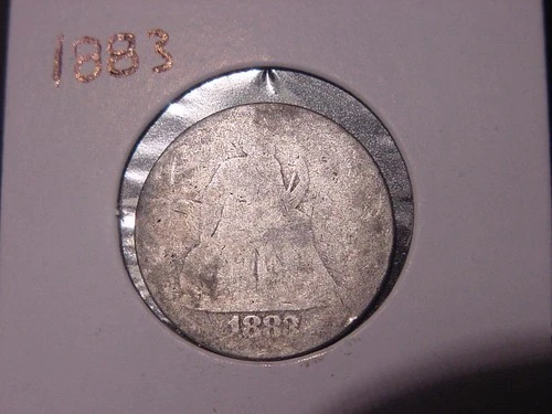 1883 SEATED LIBERTY DIME POPULAR DATE SHIPS FREE