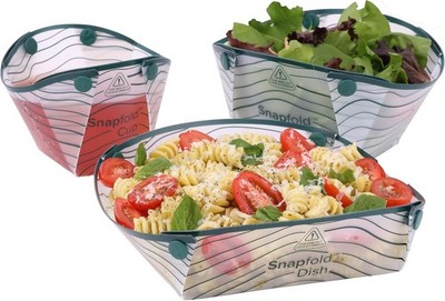 Coghlan's Snapfold Solo 3-Piece Collapsilble Tableware Set Compact Camping