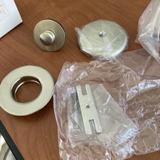 Watco Brushed Nickel Lift & Turn Bath Waste Trim Kit 59290-BN