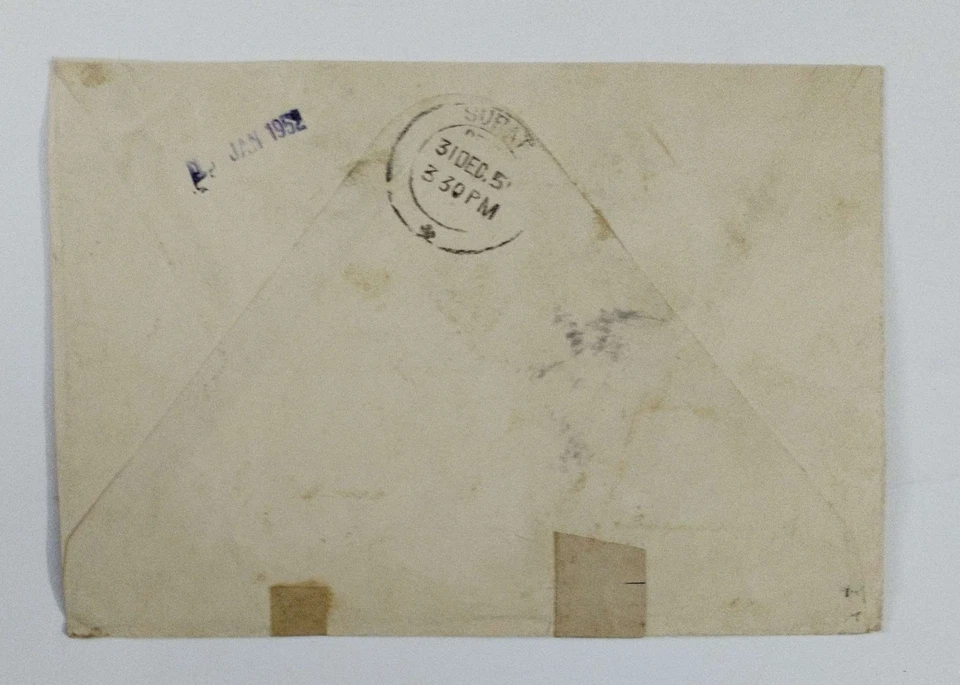 巴基斯坦 1952 年,封面寄给 QUAID E 亚赞(巴基斯坦创始人)家庭 — 第 2/2 张图片