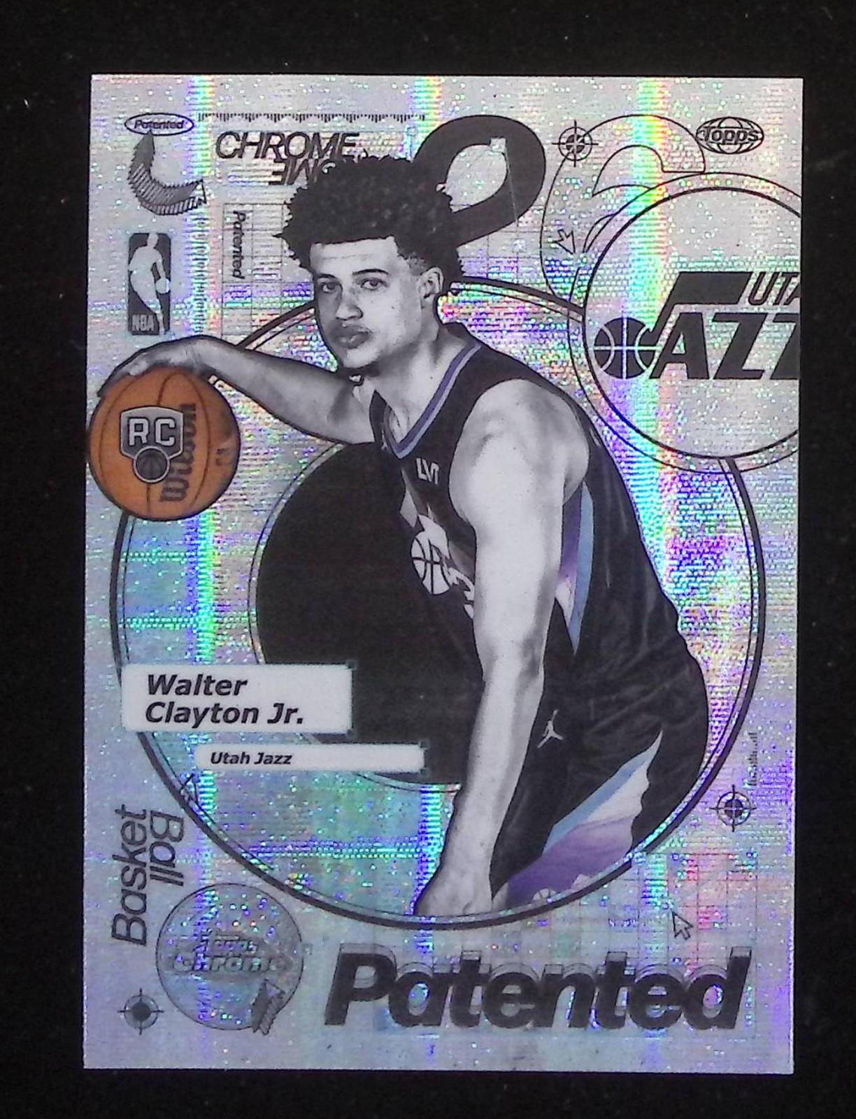 2025-26 Topps Chrome Walter Clayton Jr. RC Rookie Patented SSP