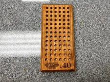 Reloading Block up to .40 Wide Cases (Wood)