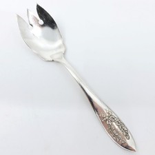 Fairoaks (1909) by Rockford (Oneida) Silverplate Ice Cream Fork(s) Mono "N"