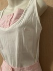 Vintage 70s Ellesse Tennis Outfit Top Size 11 Skirt  Size 9 Pink & White Rare — photo 2