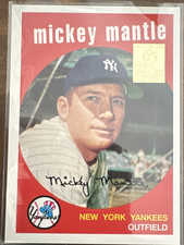Topps 1996 Mickey Mantle #10 New York Yankees MLB Baseball Commemorative