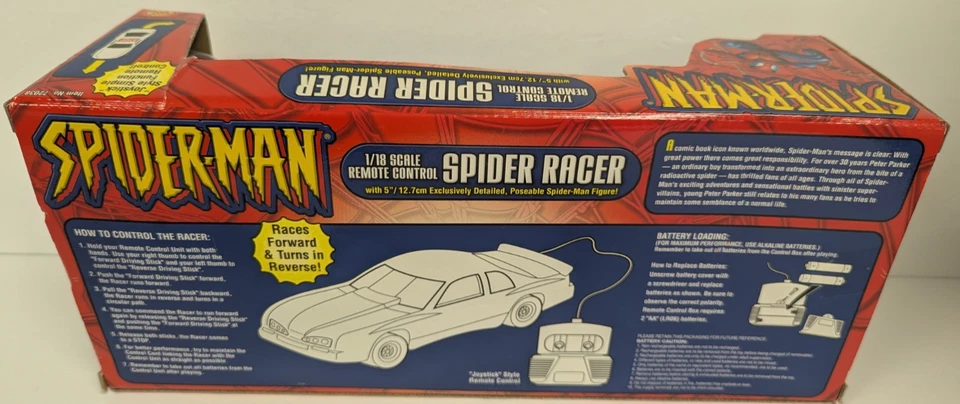 Marvel Spiderman Control Remoto Spider Racer ToyBiz Foto 2 de 4