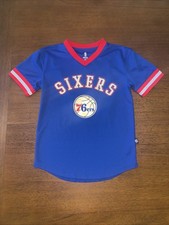 Youth Joel Embiid Philadelphia 76ers NBA Short Sleeve Jersey Size Youth M