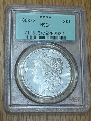 1880-S - Morgan Dollar $1  - PCGS MS64