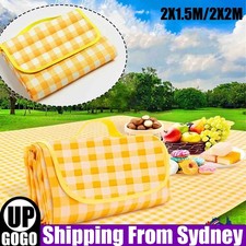 Large Waterproof Oxford Cloth Picnic Blanket Foldable Outdoor Camping Beach Mat 