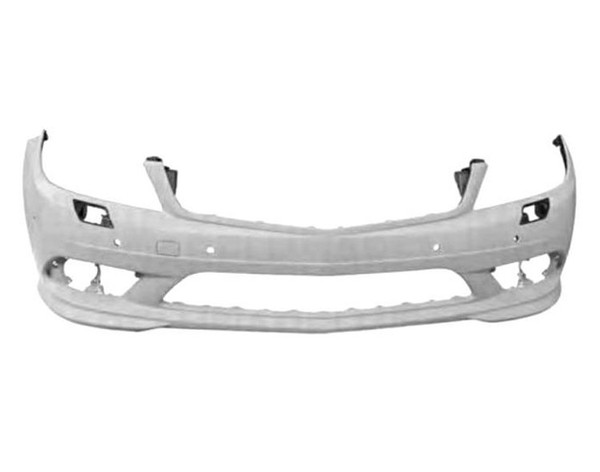 StoßStange Vorne Mercedes C-KLASSE W204 Amg 2007-10 Lackier. M/Waschd.+ 6 Sens.-image