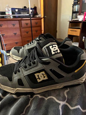DC Shoes Gray Low-Top Skateboarding Shoes Sneakers US 12 Medium D