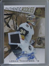2021 SP Game Used Authentic Rookies Gold Jersey 17/135 Logan Thompson Auto 0pz2