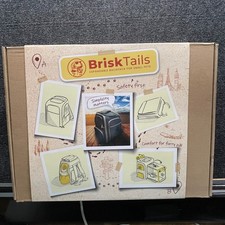 BriskTails Backpack Pet Carrier  Small 12lb Gray Travel Hiking Gear Comfort Wear