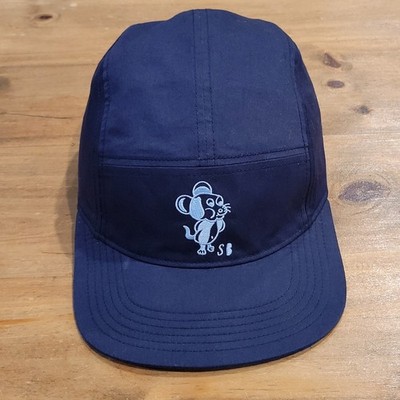 Nike SB Reversible 5 Panel Hat Cap Blue Mouse Logo Skateboarding Lightweight