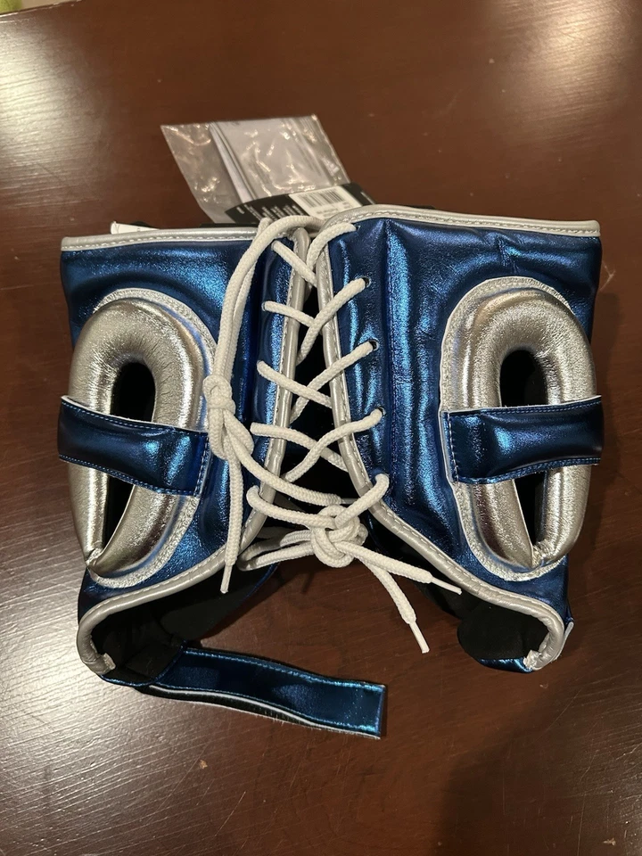 阿迪达斯拳击专业护头金属蓝色 - L — 第 2/3 张图片