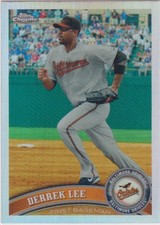 2011 Topps Chrome Derrek Lee Baltimore Orioles Chicago Cubs Refractor