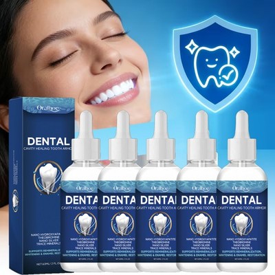 5X Oralhoe Zahnpflege-Lösung Zahnschutz-Reinigungsserum für die Mundpflege 60 ml